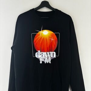 black dawn FM the weeknd long sleeve shirt. size men’s small.